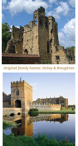 Original family homes: DeSay & Broughton